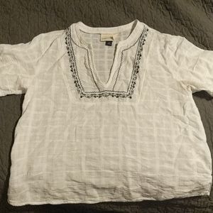 Embroidered top